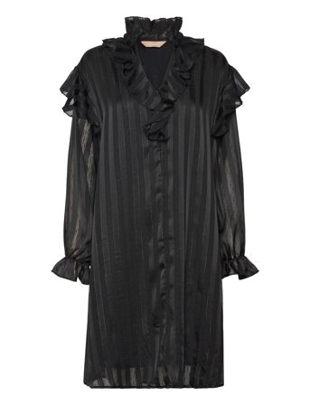 Cuflowy Dress Black Culture