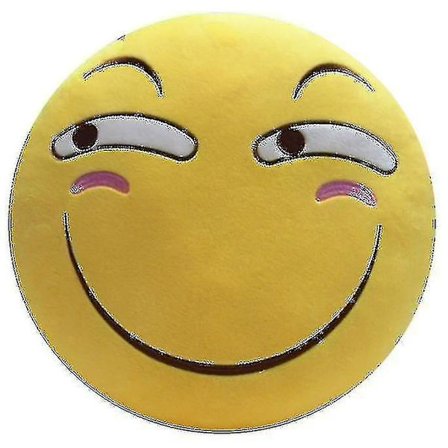 Emoji Rund Pude - [DB]