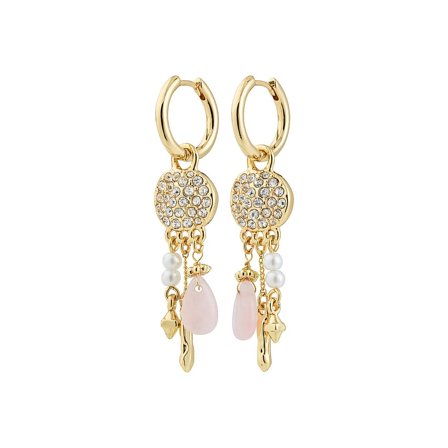 Pilgrim Hoop Øreringe SHIFT Guldbelagt, Tøj & Bolig, Smykker, Øreringe