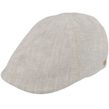 Mayser - Beige flatcap Keps - Paddy Leashes Beiget Flat Cap @ Hatstore