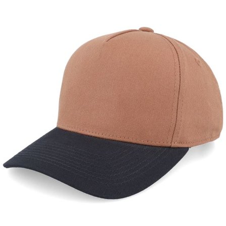 Equip - Brun adjustable Keps - Kids Caramel/Black Brim A-frame Adjustable @ Hatstore