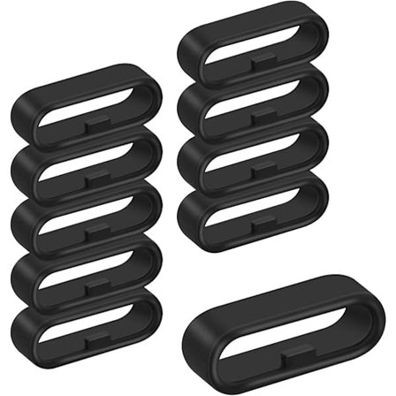 10-pack silikonarmband för klockor, ersättningsfästen