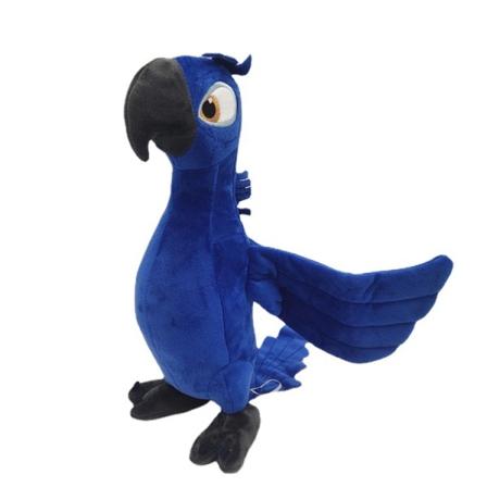 Pehmolelu papukaija lintu täytetyt eläinnukke lahjalelut Y Dark blue