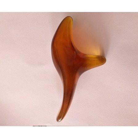 Gua Sha ansigtsværktøj, naturligt jadesten Guasha-bræt til SPA-akupunkturterapi Trigger Point-behandling, Gua Sha-skrabemassageværktøj (brun)