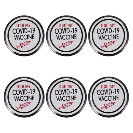 6st Vaccin Tecknad Delikat Bröstnål Märken Knappnål För Man Barn Kvinna