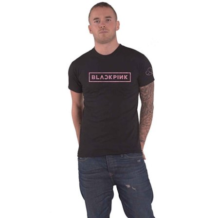 BlackPink Unisex Adult Track List T-Shirt L Svart