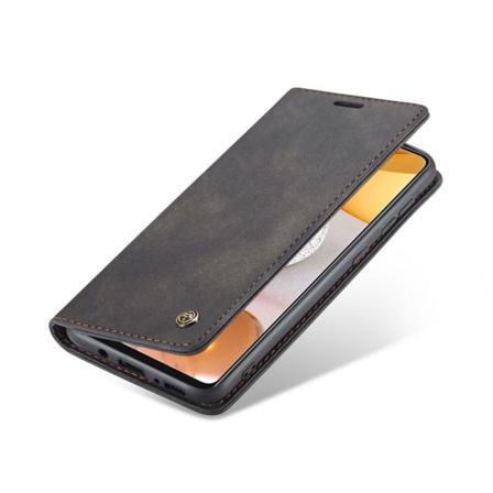Samsung Galaxy S21 - CASEME Vintage Flip Fodral - Svart Black Svart
