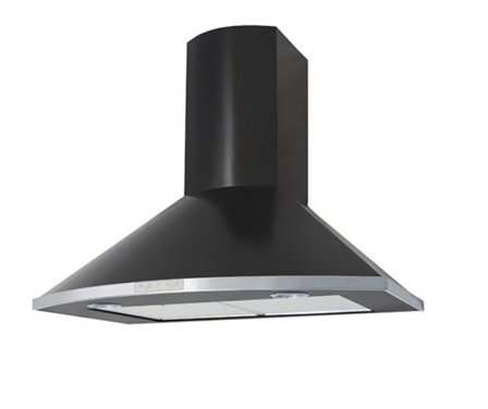 Franke Tender 725 Liesituuletin musta Musta, Ilmanvaihto