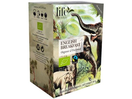 LIFE BY FOLLIS Te English Breakfast 20/fp - Lyreco - Kök och servering - Kaffe och te - Te