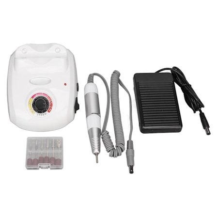 Elektrisk Nagel Slipmaskin 30000RPM Justerbar Nagel Filsats med Fotpedal 100240V EU-kontakt