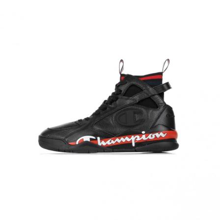 Champion, Scarpa Alta Zone 93 High Leather Zwart, Heren, Maat:40 EU