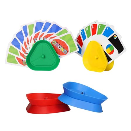 4 stykker Trekant Shaped Spille kort holder doven person poker sæde bræt spil kort stand