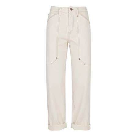 Brunello Cucinelli, Trousers Wit, Dames, Maat:XS