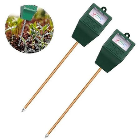 Jordfuktighetsmätare, Jordtestkit, Fuktighetsmätare för växter, Växtvattenmätare för trädgård gräsmatta gård inomhus & utomhusbruk, Jordtestare gro...