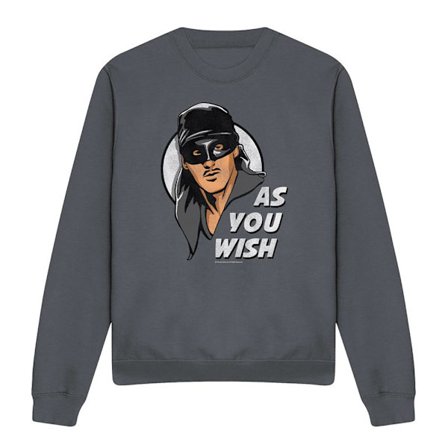 The Princess Bride Unisex Vuxen As You Wish Sweatshirt M Kolgrå