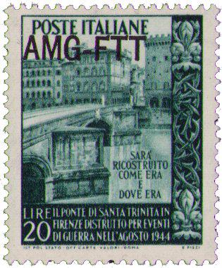 Trieste Zone A 1949 - MICHEL 77 - Postfrisk frimærke