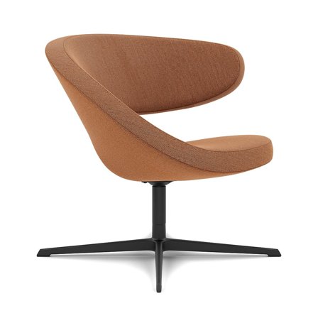 Varier Furniture Peel Club - Orange Wool - Black base