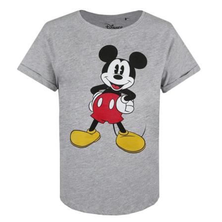 Disney Dam/dam Klassisk Musse Pigg T-shirt S Sports Grey