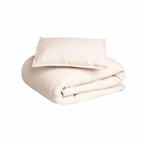 garbo&friends 100 x 130cm Cream Eggshell Muslin Junior Bed Set One Size - Bedding - One size - Beige - Junge