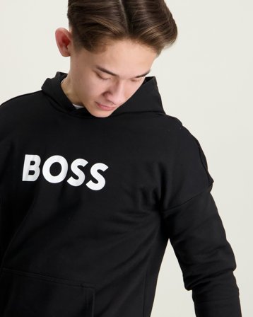 BOSS HOODED SWEATSHIRT Schwarz Hoodies/Kapuzenpullover Jungen - Kids Brand Store