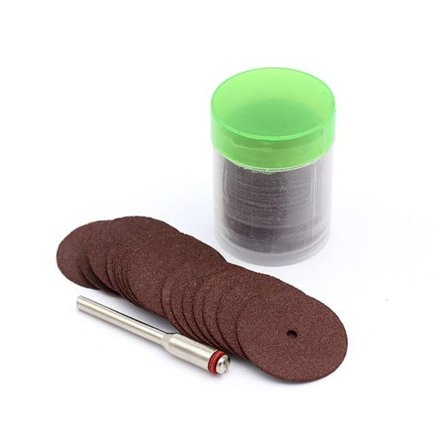 Slibeskiver i harpiks 36 stk. med 3 mm skaft