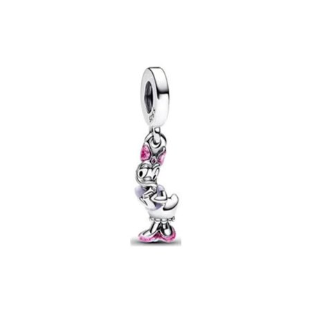 Pandora - S925 Moments Disney Daisy Duck Hängberlock - Sterlingsilver
