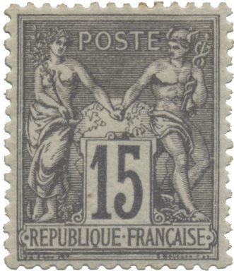 Frankrig 1876 - YT 77 - Ubrugt