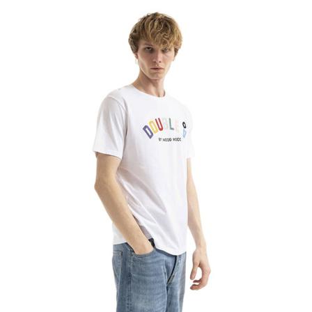 Wood Wood Men's ACE Arch T-shirt 10285702-2222 Hvid, Herre T-shirts