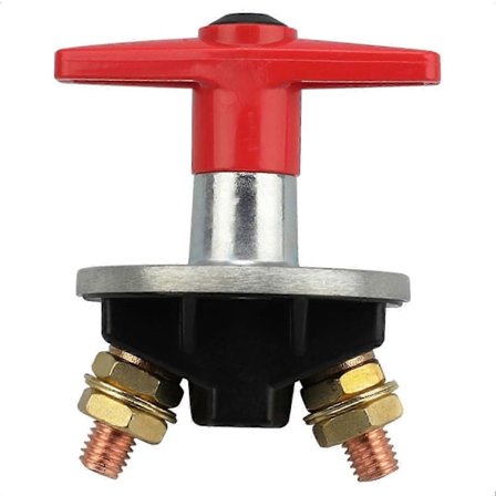 Batteri Frånkopplingsbrytare, 12V-60V 300A Universal Bil Fast Nyckel Batteri Frånkoppling Strömbrytare Automobil Nödbrytare för Bil, Båt