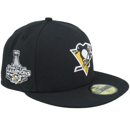 New Era - NHL Svart fitted Keps - Hatstore Exclusive x Pittsburgh Penguins Stanley Cup Champions 17 59FIFTY Black Fitted @ Hatstore