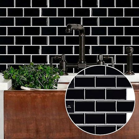 3D kjøkkenveggfliser klistremerker murstein klistremerker baderom hjemmeinnredning