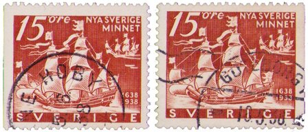 Sverige - AFA 251Cv og 251Ch - Stemplet sæt