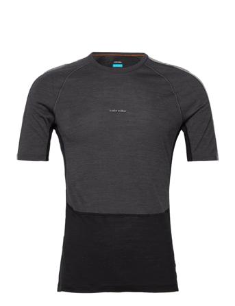 Men 125 Z Knit Ss Crewe Tops T-Kortærmet Skjorte Grey Icebreaker
