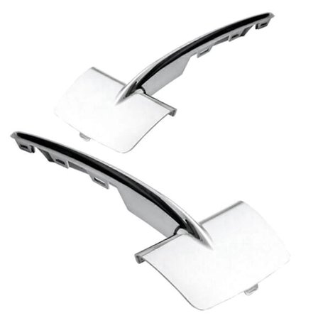 2 STK Frontfanger Nedre Grill Trim Krom for BMW F15 X5 2014-2018 51117325395,51117325396 Biltilbehør