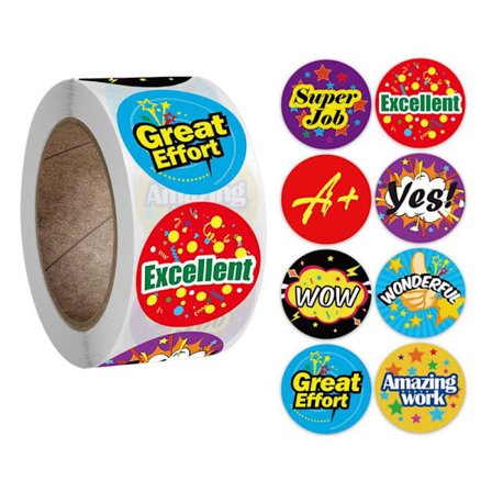 500 klistermærker klistermærker - Dyremotiv - Tegneserie