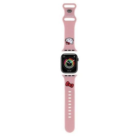 Hello Kitty Silikon Kitty Head rem for $ 0000095n Watch 38/40/41mm - rosa