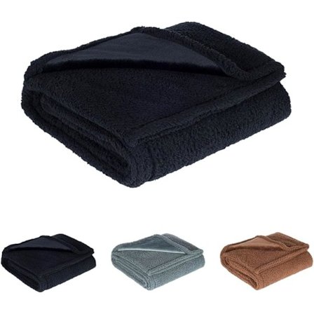 Vandtæt Tæppe, Kærlighedstæppe til Sofa, Seng, Sovesofa, Vandtæt Kæledyrstæppe til Hunde og Katte, Helt Pink Sort S:71*100CM