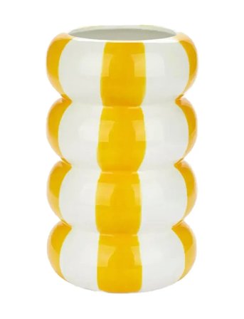 Balvi | Keramik Vase Flyder, Gul 20 Cm | H:14.5CM