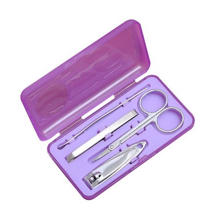 Negleklippersett med 4 stk. for innvokste tånegler, klippere, kuttere for død hud og smuss