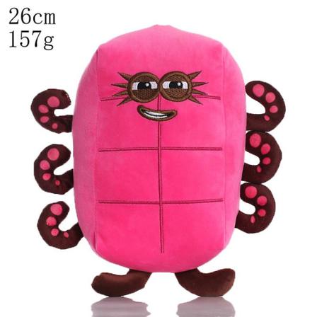 Numberblocks Plysch Figurblock Animerad Leksak Nr 4
