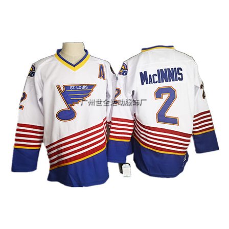 Broderad Hockeytröja – Träningssporttröja i Vintage-stil *L/50* Blues 2-1 Blues