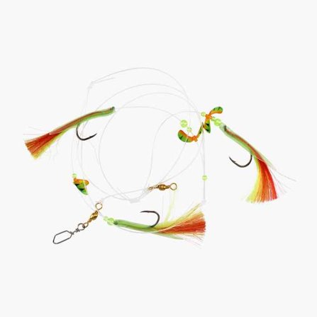 Propellertackel grön/gul