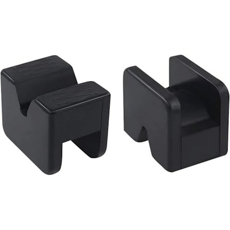 Gummiputer for jekk, slisset rammeadapter for jekkputer, gummiputer for slisset chassis [BR]