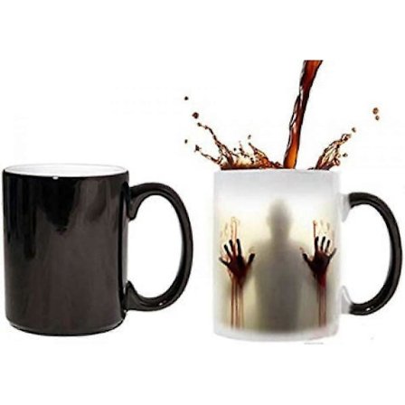 The Walking Dead Kanne Fargeskiftende Varmesensitiv Keramikk 11oz Kaffe Kanne Overraskelsesgave