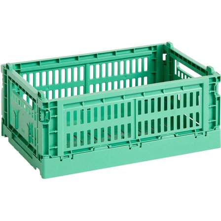 Hay Colour Crate säilytyslaatikko small, dark mint