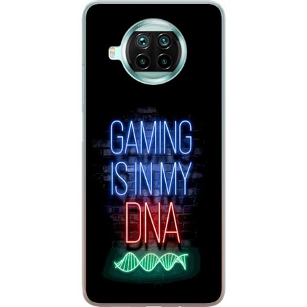 Kompatibel Mobilcover til Xiaomi Mi 10T Lite 5G Portræt af Viktor Gyökeres i grøn skjorte med løvemotiv og intens grøn atmosfære