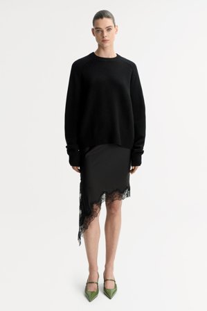 Soft Goat - Boyfriend crewneck - M - Black