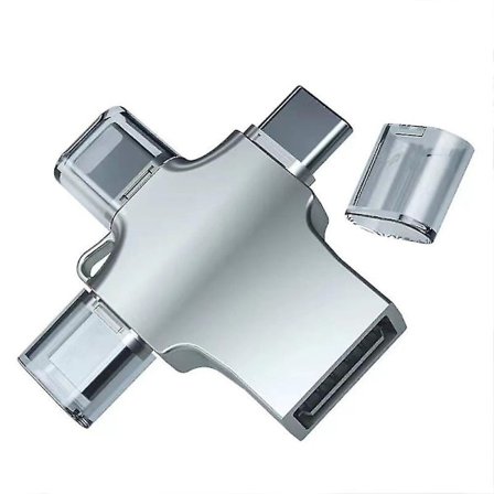 Tre-i-ett Otg-adapter for Apple Type-c Android-telefon Ekstern U-disk