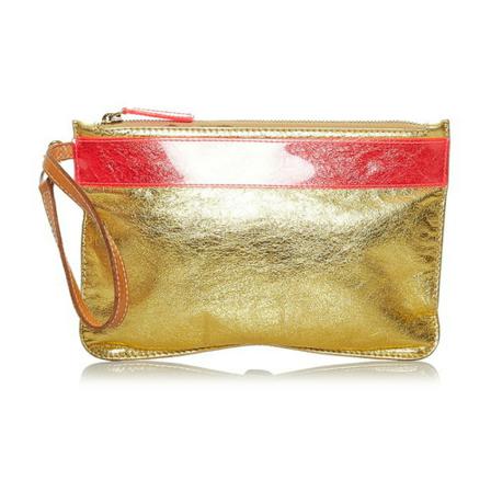 Loewe Pre-owned, Clutches Geel, Dames, Maat:ONE Size