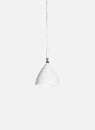 Dokka taklampe Ø16 - matt hvit